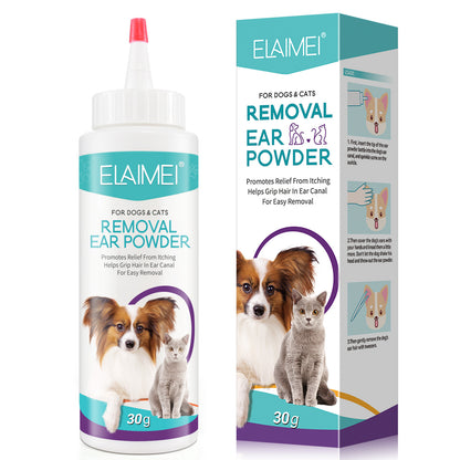 ELAIMEI Pet Ear Powder (Removal Ear Powder for Cats and Dogs)