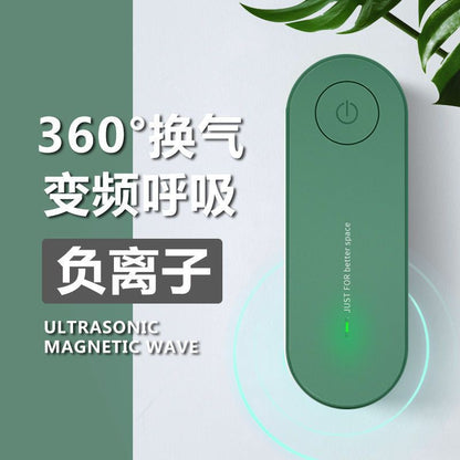 Mini air purifier for home use, bedroom, indoor deodorization, negative ion oxygen bar, formaldehyde removal, odor removal, smoke and dust removal, pet removal.