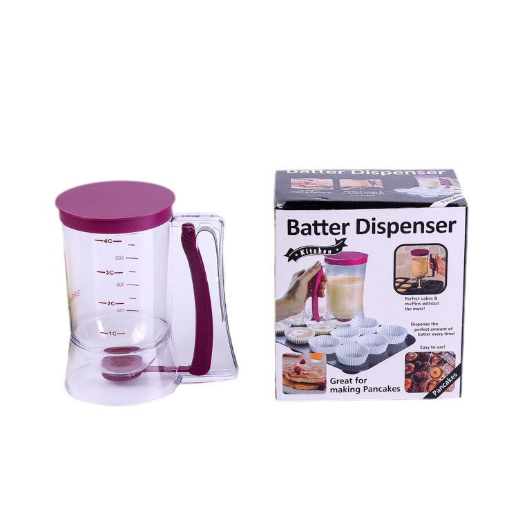 Ready-made batter leak batter cup multi-function separator batter paste funnel hand-held hand-cranked batter leak cup
