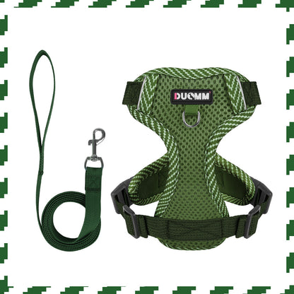 New dog chest harness Dopamine pet chest harness reflective breathable pet leash pet supplies