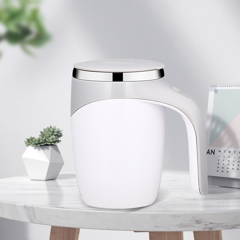Lazy automatic stirring cup coffee stirring cup magnetic rotating electric milk cup mug 304 stainless steel