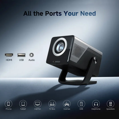 HOTACK X DIGIBAL X7AD 800 ANSI LUMENS GOOGLE TV 360° Rotation Lightweight Entry-Level 1080p HD Projector - International Version [Hong Kong Authentic with One-Year Warranty] | NETFLIX Certified
